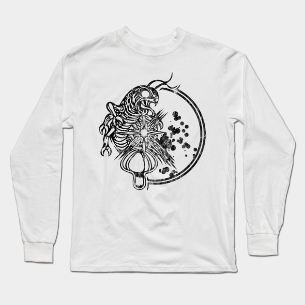 Centipede Long Sleeve T-Shirt by Doc Multiverse Designs